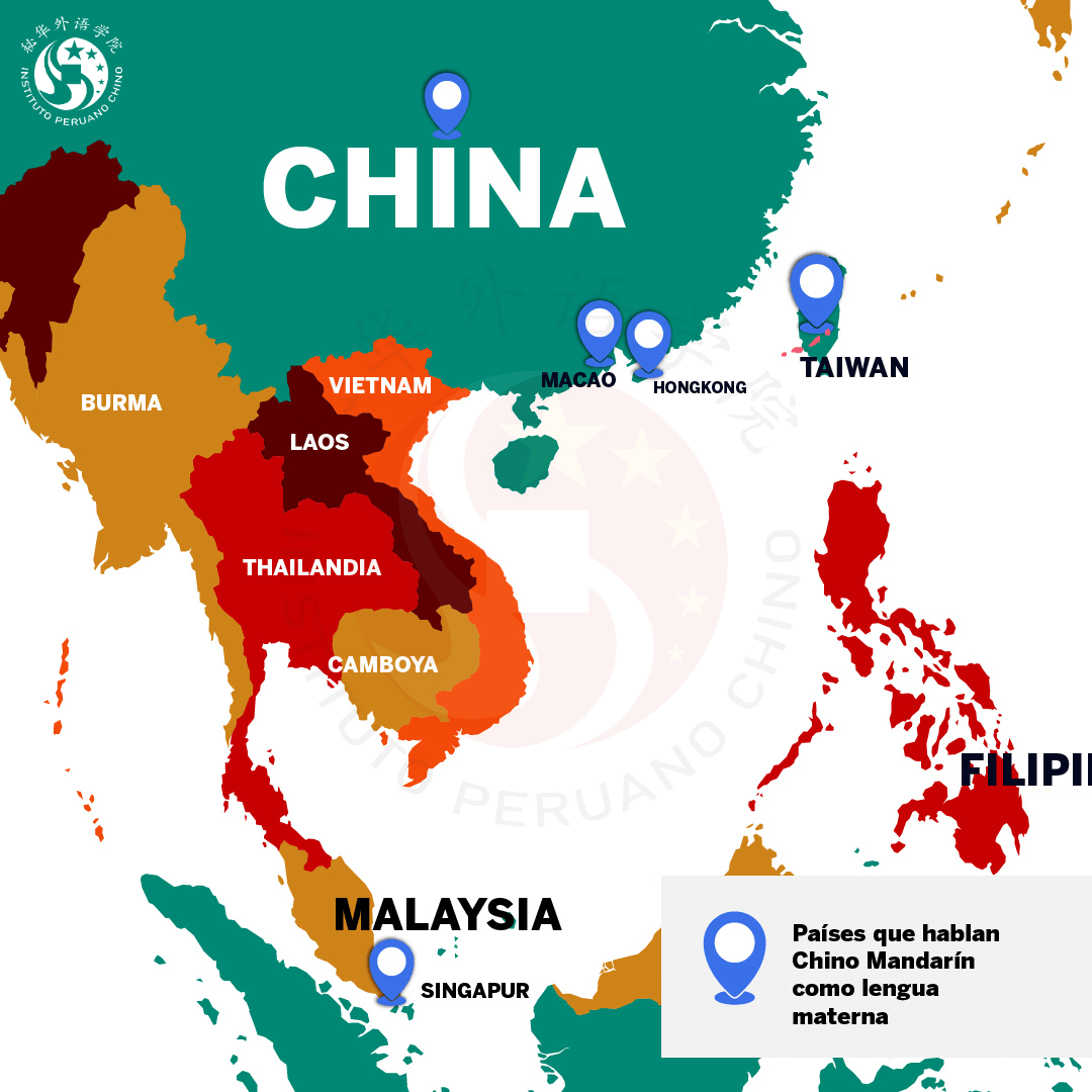 En qué países se habla Chino Mandarín